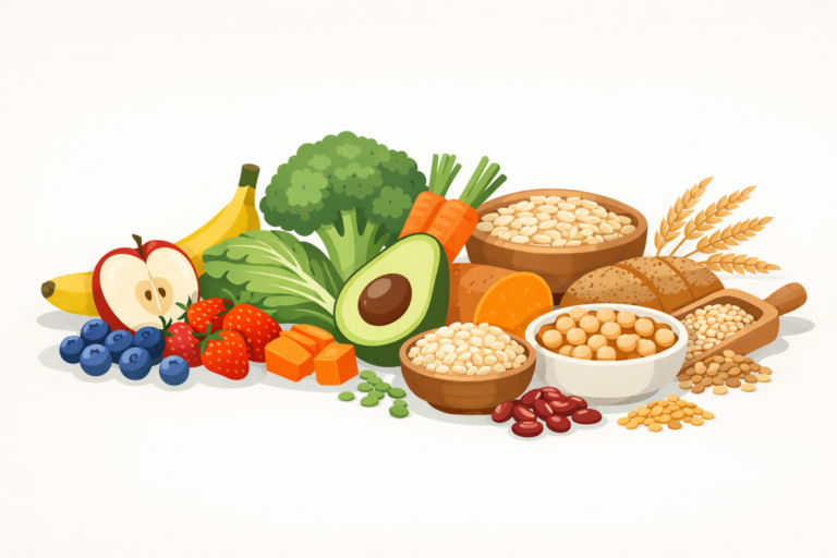 fiber-rich foods that support digestive health