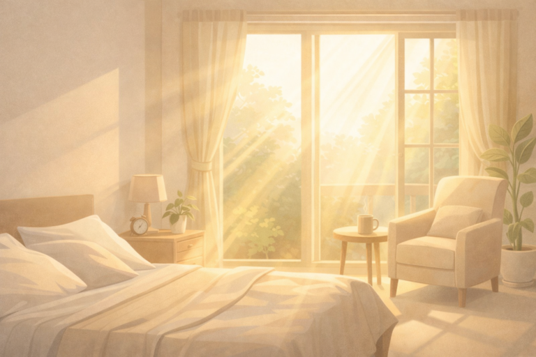 morning sunlight supporting sleep mood and overall health