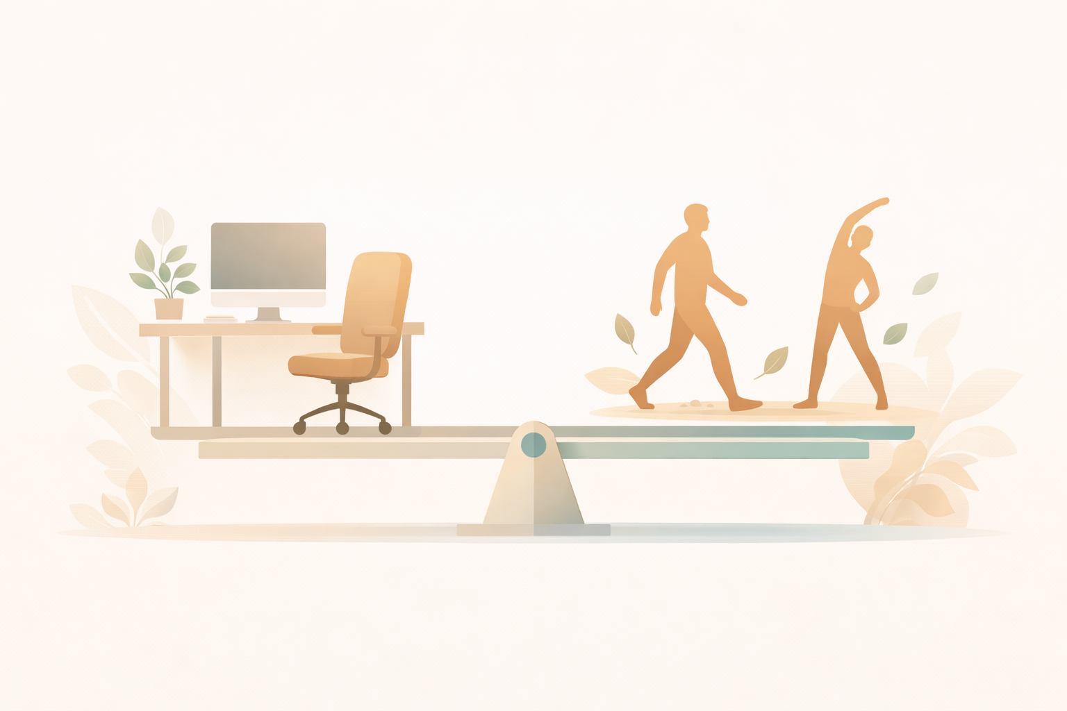 effects of prolonged sitting on overall health illustration