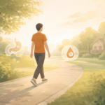 walking after meals to support digestion and blood sugar balance